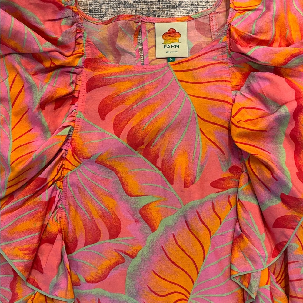 Farm Rio top! Size m. - Picture 3 of 5